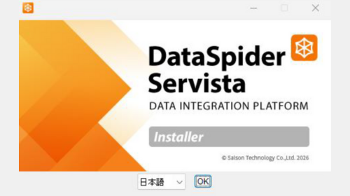 DataSpider Servistaインストール手順