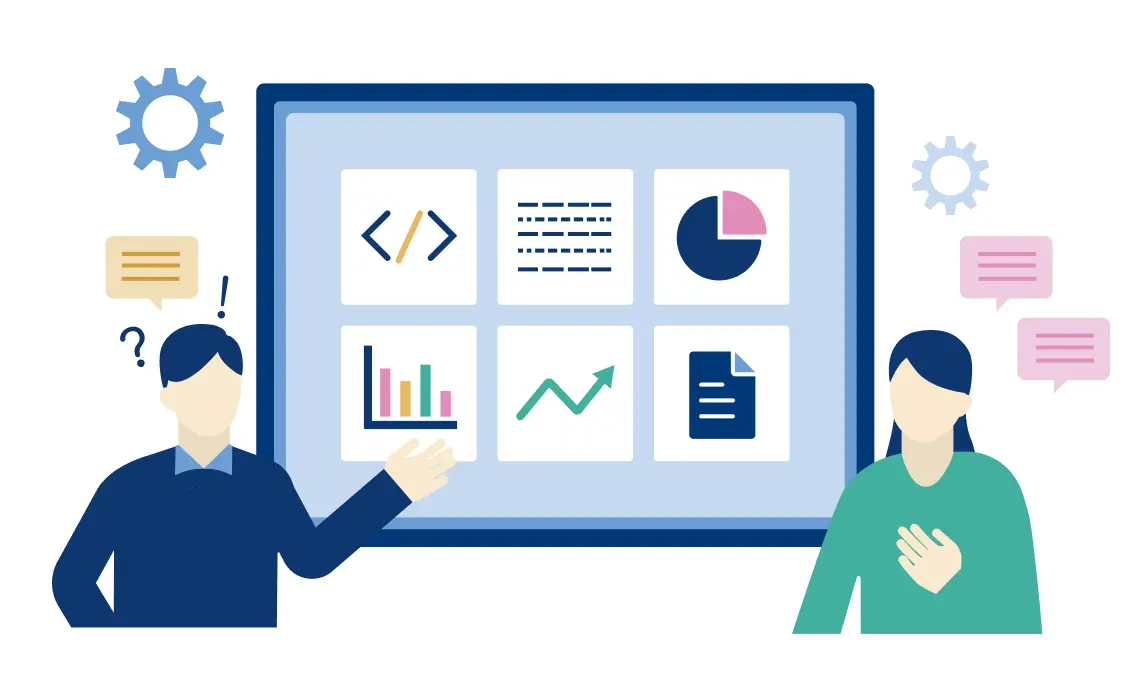 「担当者しかデータの意味がわからない」を解消し、誰でもデータを活用しやすくします